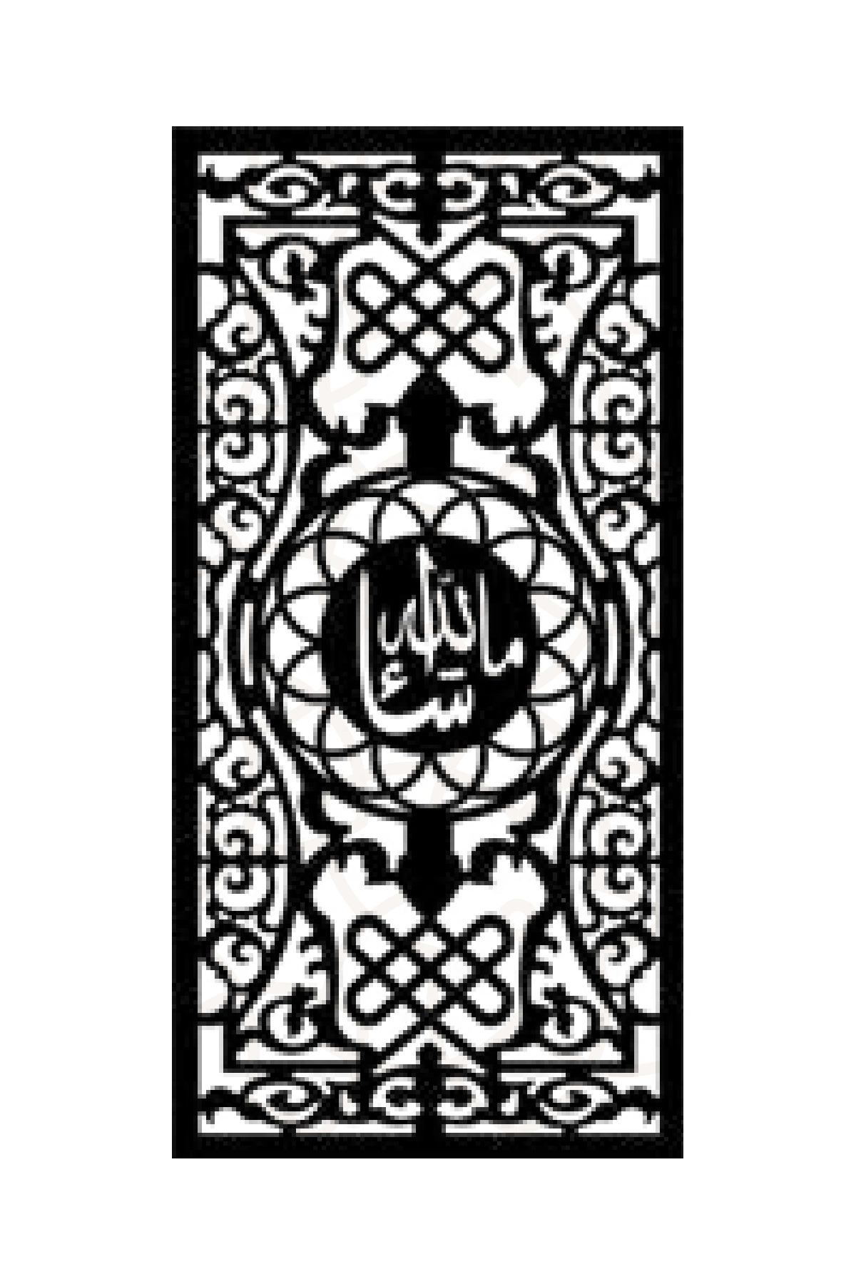 لوح مقطوع بالليزر 27006